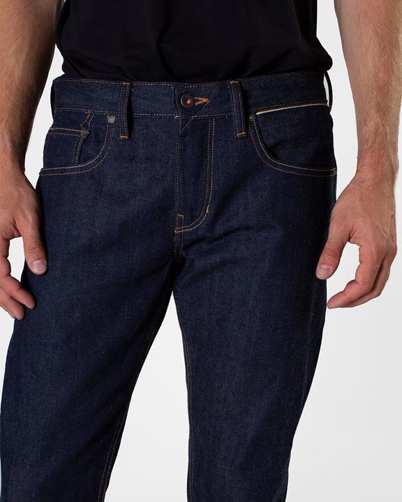 Jeans Jim Regular Slim Dry Selvedge Donkerblauw 4